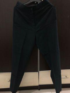 Celana bahan navy/donker