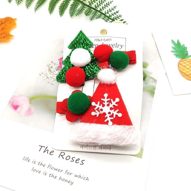 Christmas Hair Clips For Little One Design Craft Handmade Goods Accessories On Carousell