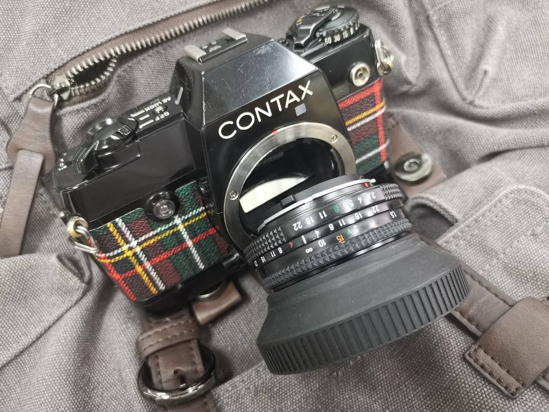 Contax 137 Ma Quartz Slr Tessar C Y 45mm F2 8 Lens Photography Cameras Dslr On Carousell