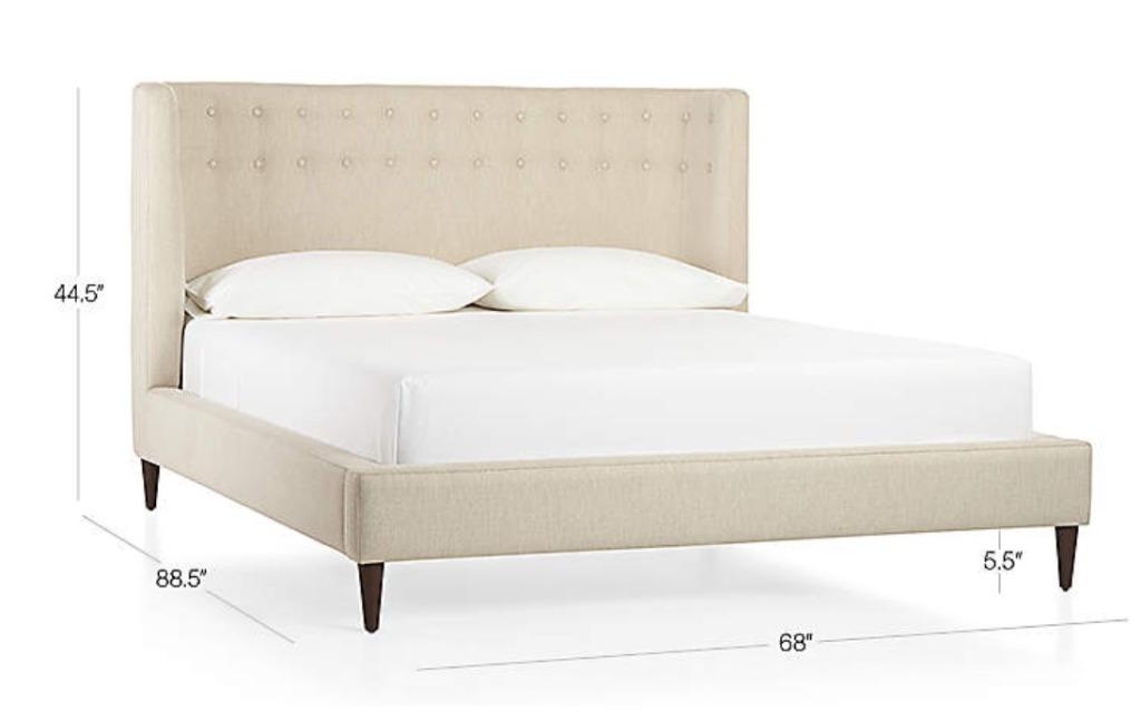 Crate and barrel sales gia bed