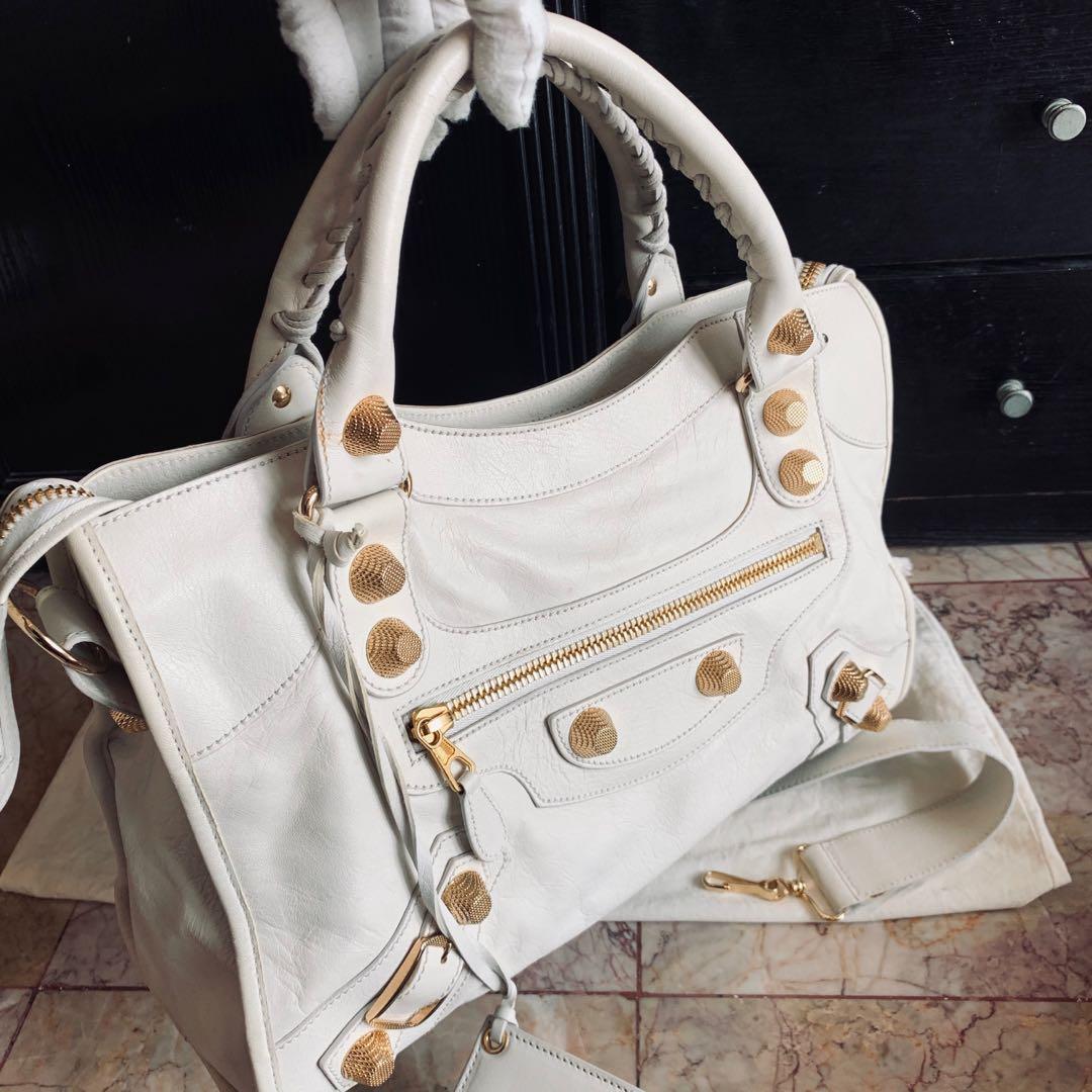 White and gold balenciaga new arrivals