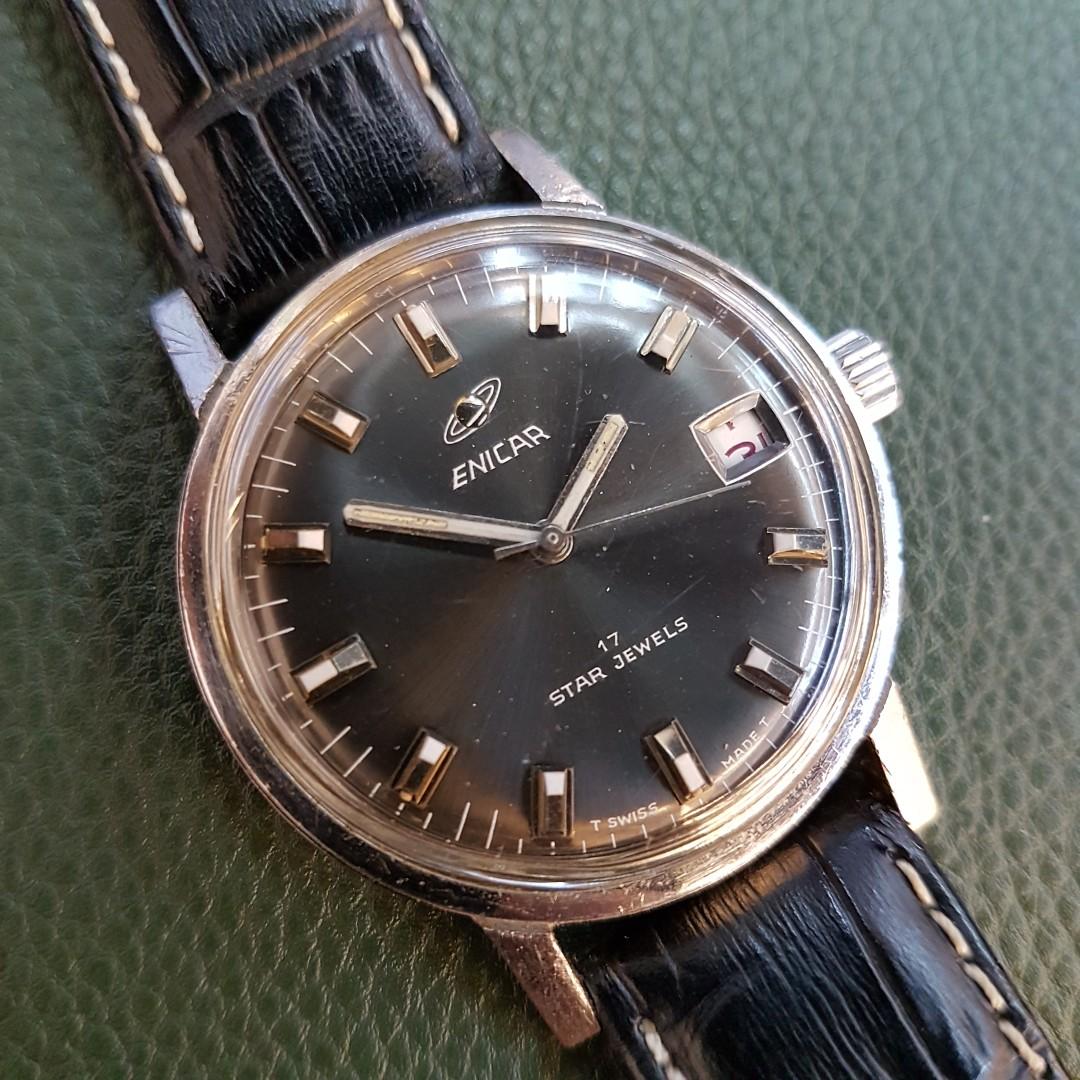 Enicar 17 Star Jewels Swiss Vintage Watch