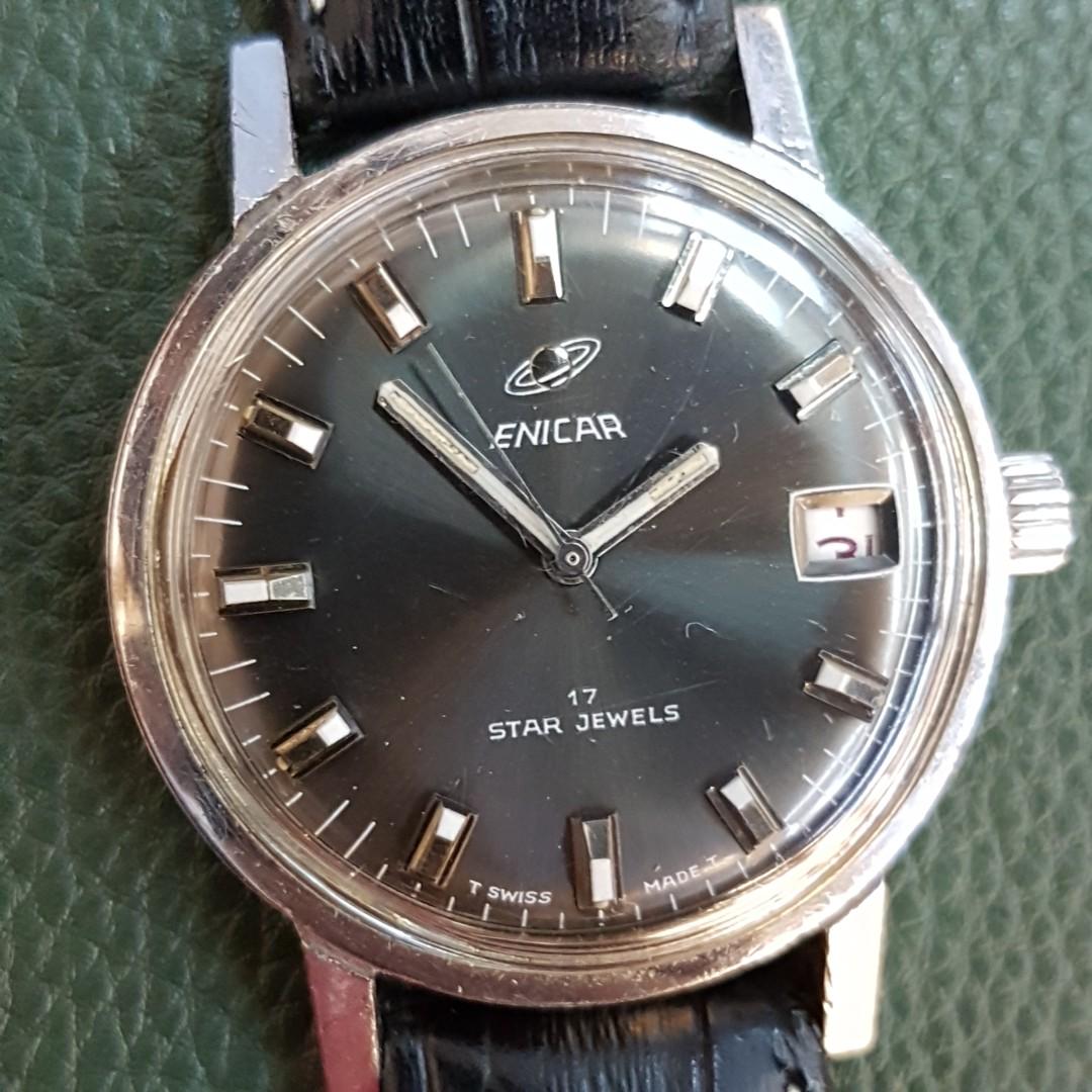 Enicar 17 Star Jewels Swiss Vintage Watch Women s Fashion Watches Accessories Watches on Carousell