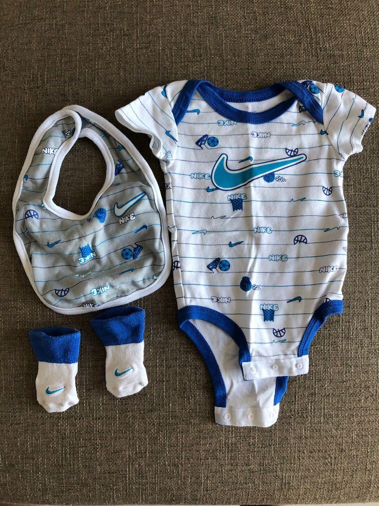 baby nike romper set