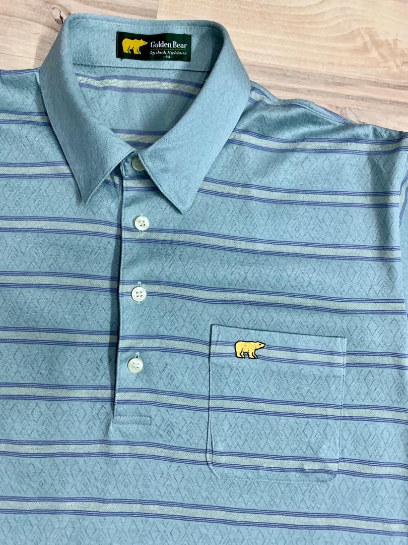 Vintage golden deals bear golf shirts
