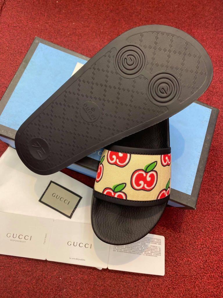 gucci apple slides