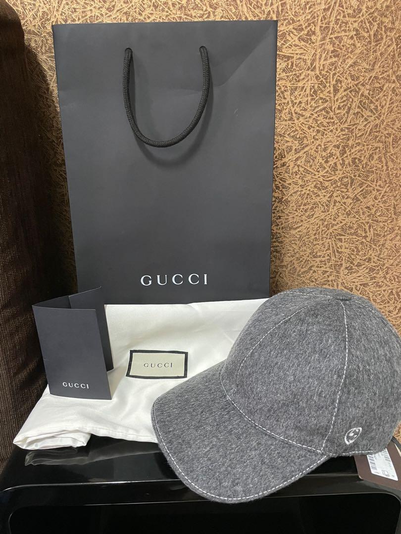 gucci cap grey