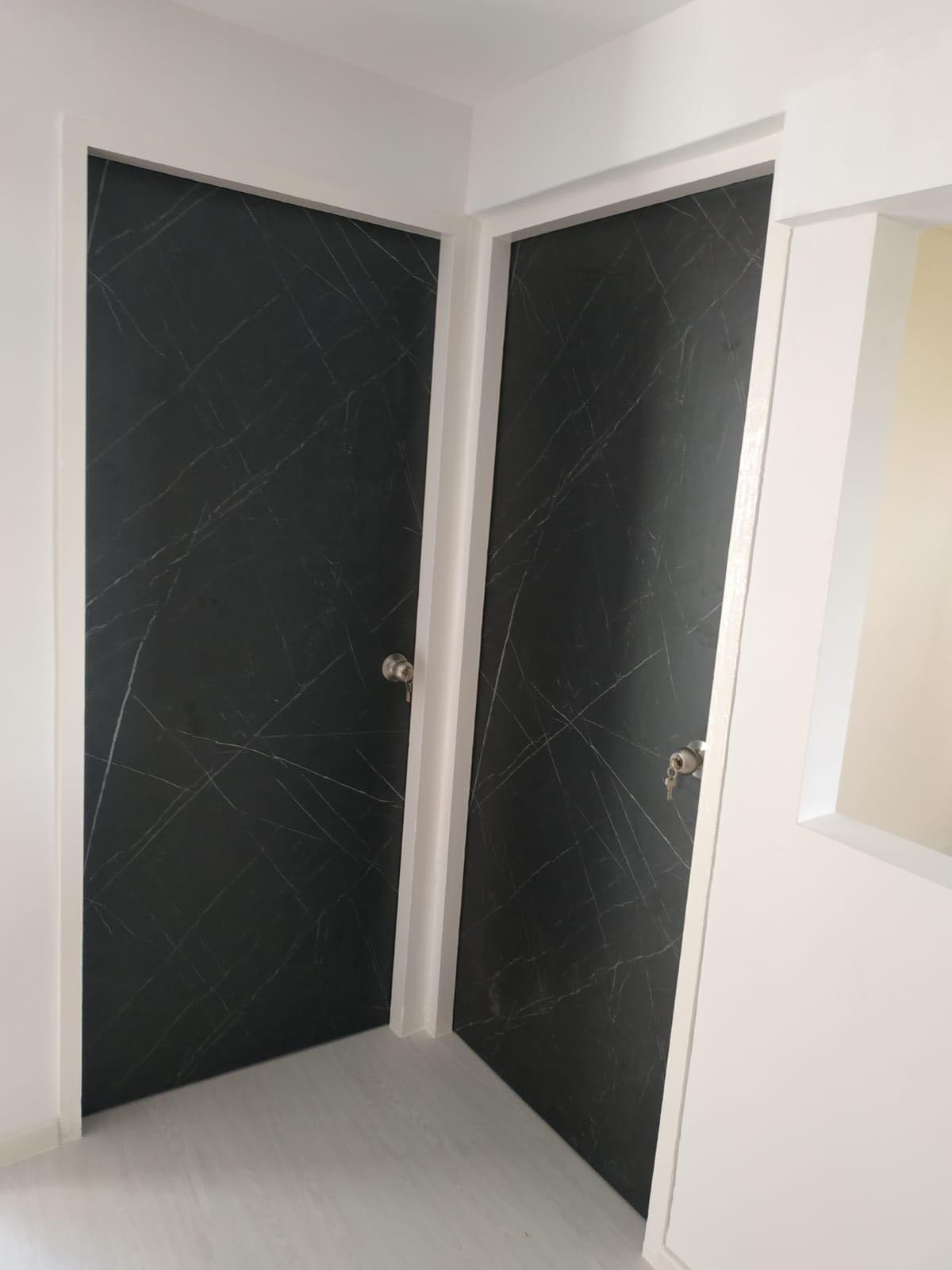 HPL laminate solid core HDB room Door, Home Services, Renovations on