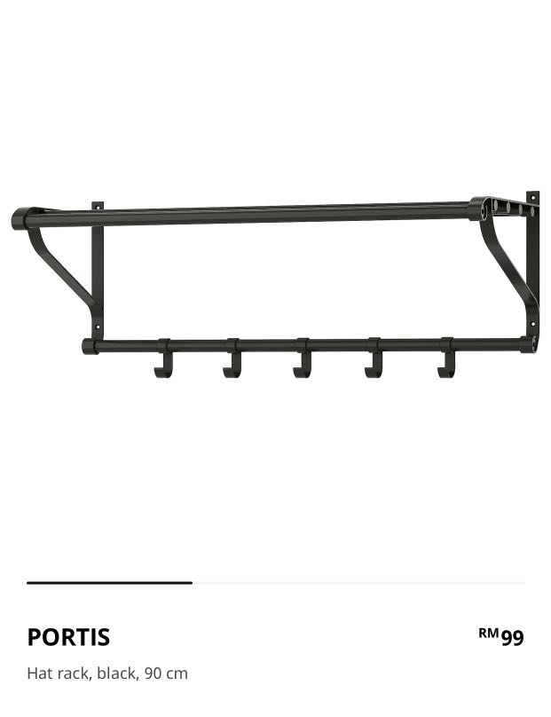 IKEA Clothes Hanging Rack, Furniture & Home Living, Furniture, Shelves