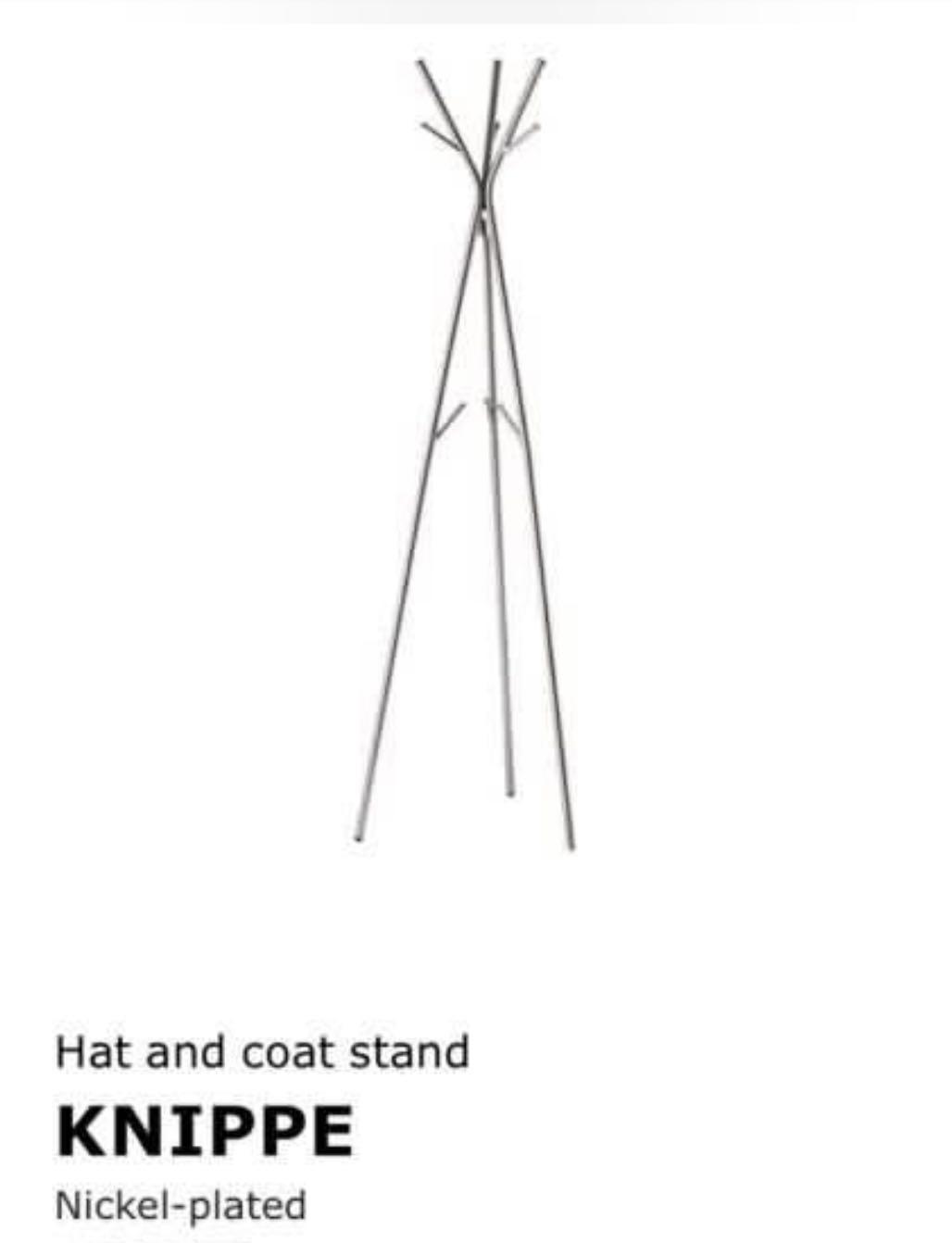IKEA KNIPPE Hat and Coat Stand/Hanger, Furniture & Home Living