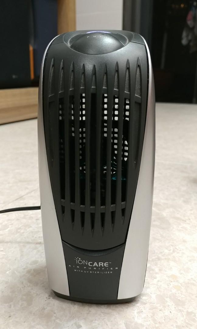 Ion Care GH2151 Small Space Car Air Purifier with UV Sterilizer
