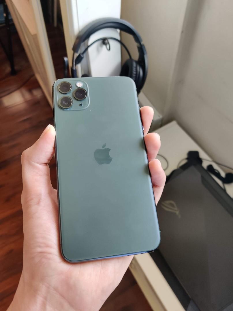 Iphone 11 Pro Max Midnight Green 256gb Mobile Phones Gadgets Mobile Phones Iphone Iphone 11 Series On Carousell