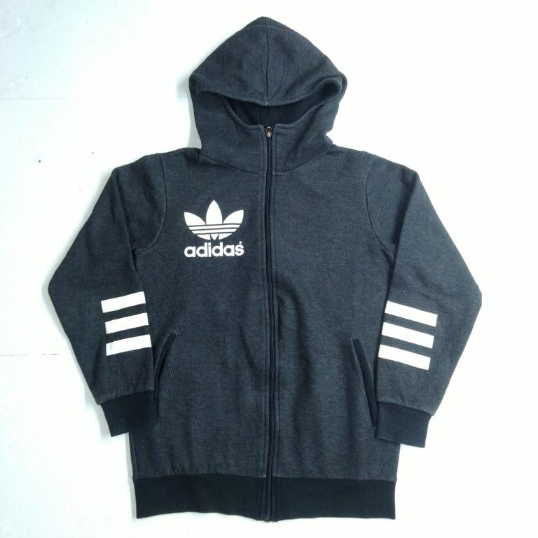 hoodie adidas hitam