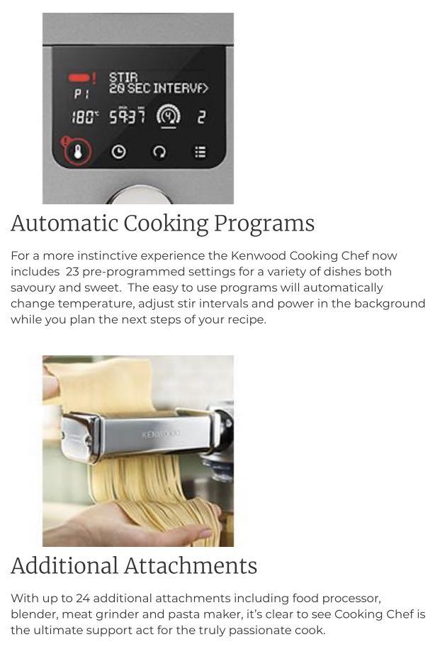kenwood cooking chef kcc