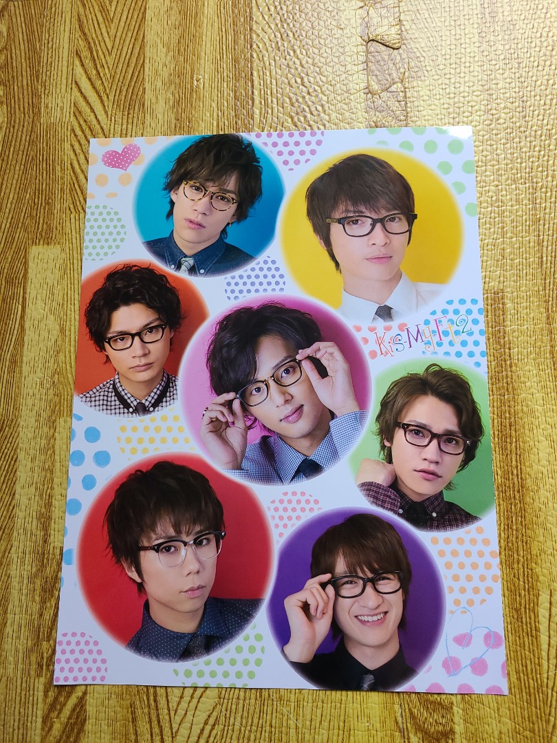 Kis My Ft2 Johnny S Jr 雙面海報22 2 29 9cm 日本明星 Carousell