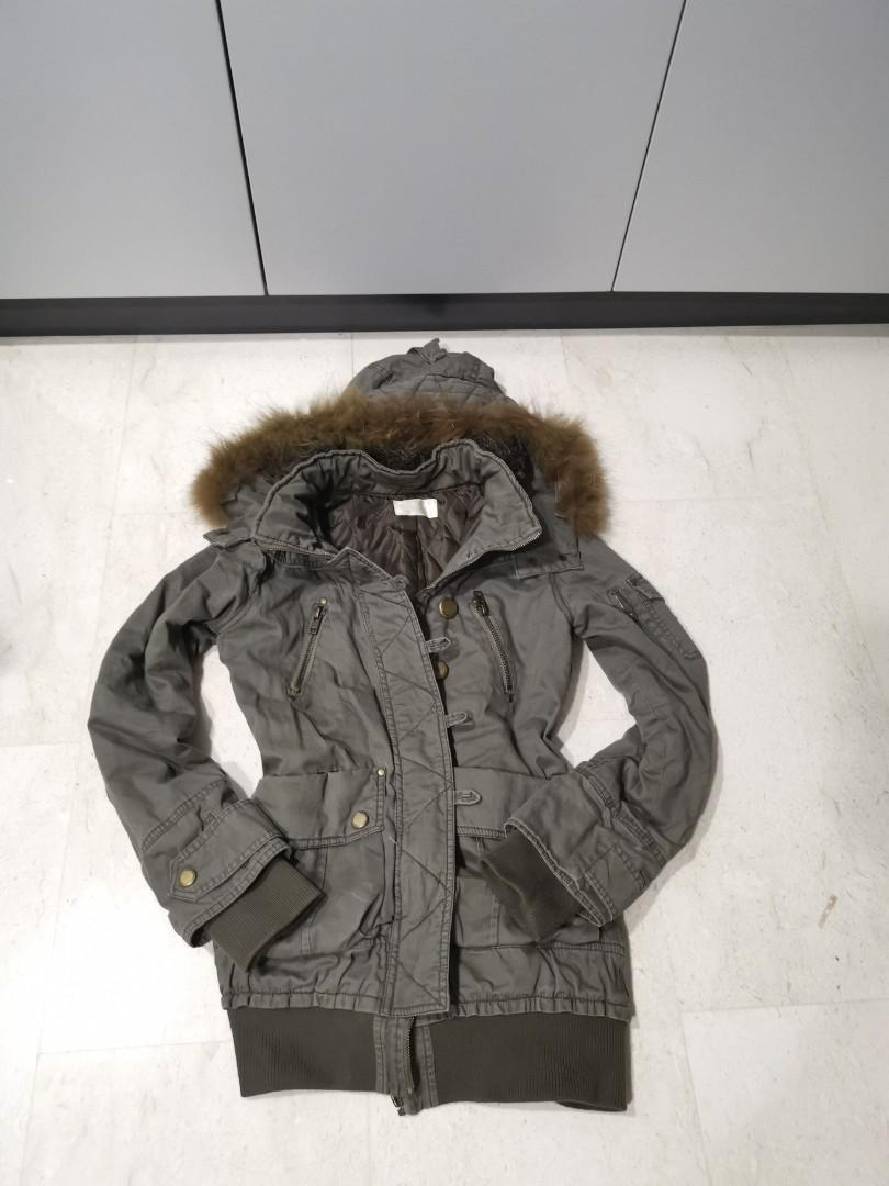 Fur cap jacket discount
