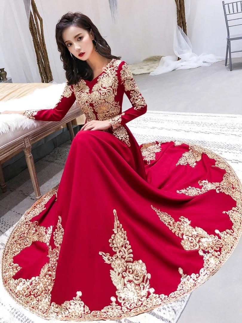 Full sleeve frocks for ladies outlet