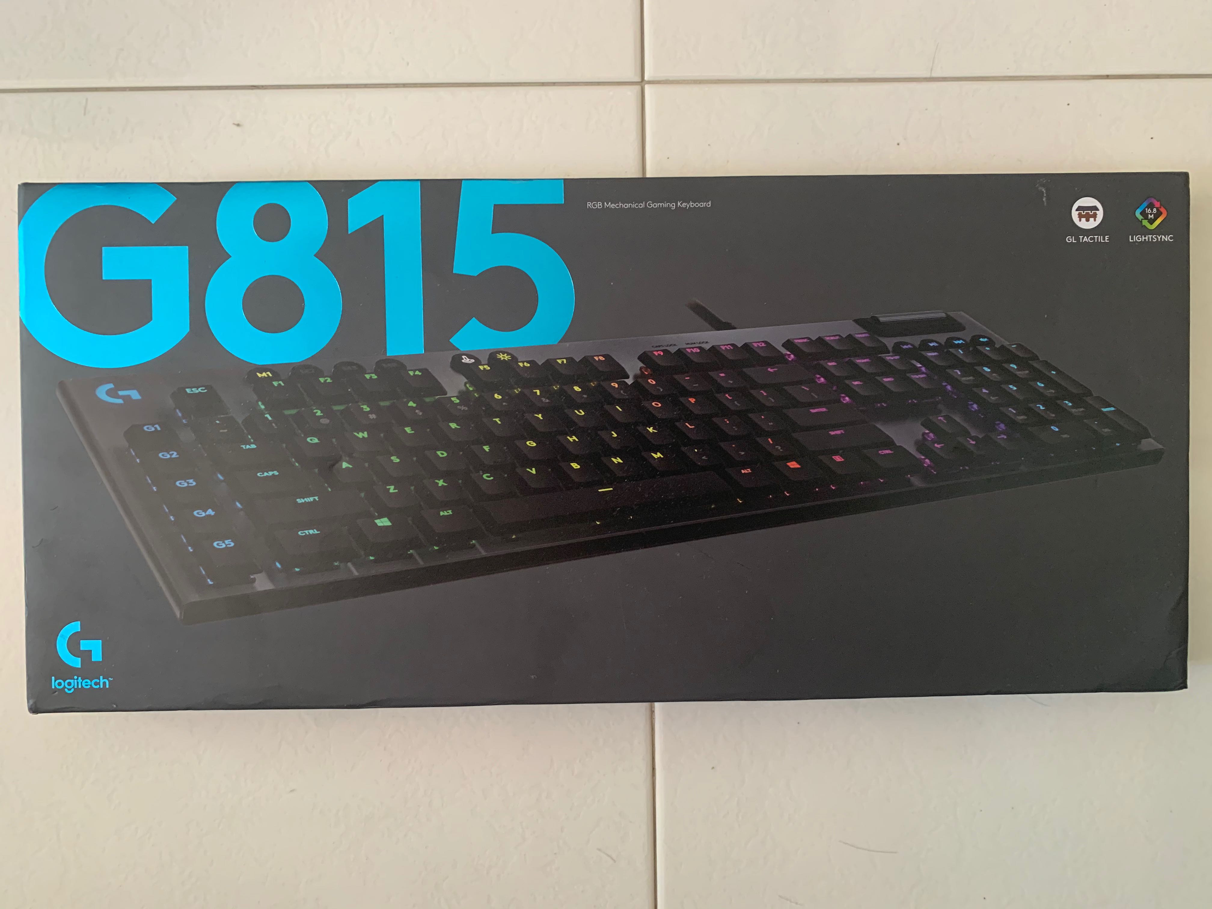 [Super Promo Price] Logitech G815 Lightsync RGB Wired Mechanical Gaming ...