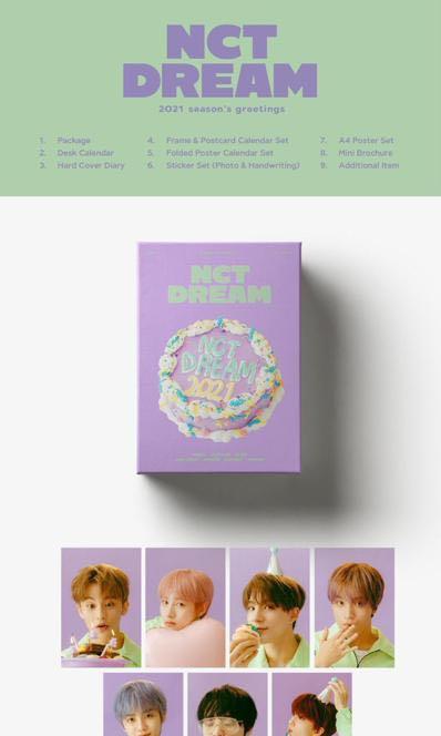 Loose Items Nct Dream Season Greeting 2021 With Preorder Benefit From Ktown4u K Wave On Carousell
