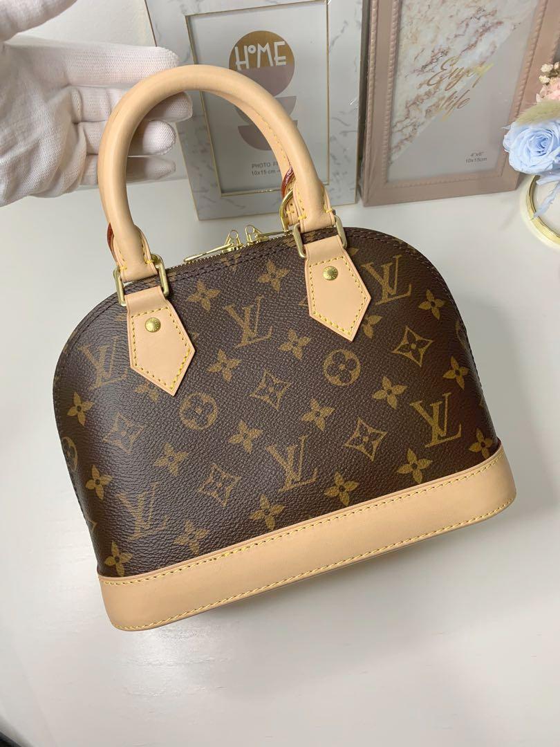 New Louis Vuitton Monogram Champagne Grey Metallic Alma BB Limited Edition,  Luxury, Bags & Wallets on Carousell