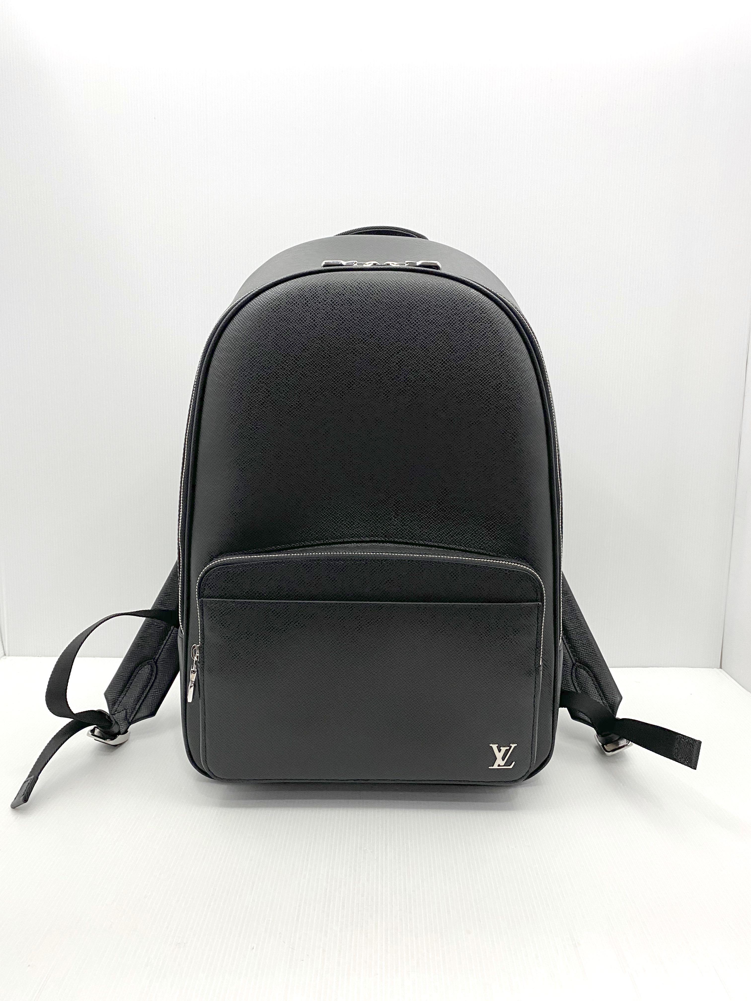Louis Vuitton Alex Backpack Taiga Leather Black 69055113