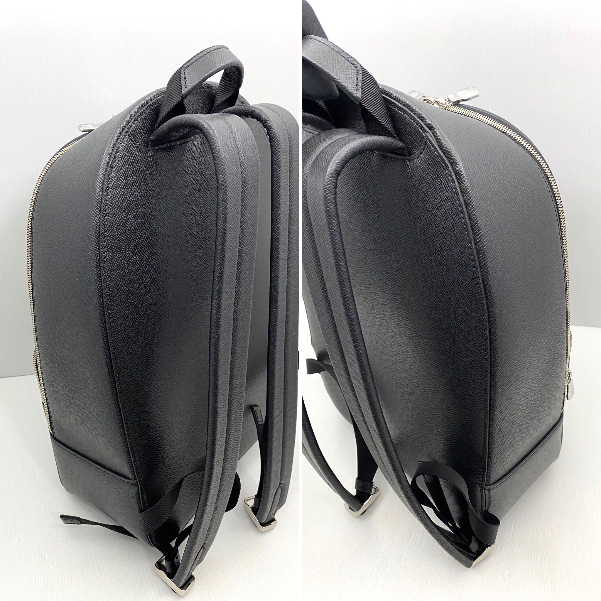 Louis Vuitton Alex Backpack Taiga Leather Black 2302171