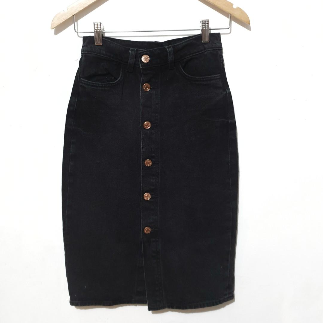 monki denim skirt