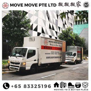SINGAPORE BEST HOUSE MOVERS COMPANY — MOVE MOVE PTE.LTD. HOUSE MOVING SERVICES/ FURNITURE DISPOSAL SERVICE / FURNITURE ASSEMBLY / STORAGE / MANPOWER SERVICES 🚛  MOVE MOVE MOVER