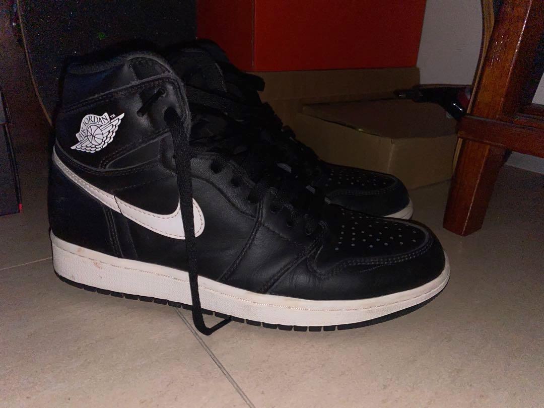 black yin yang jordan 1