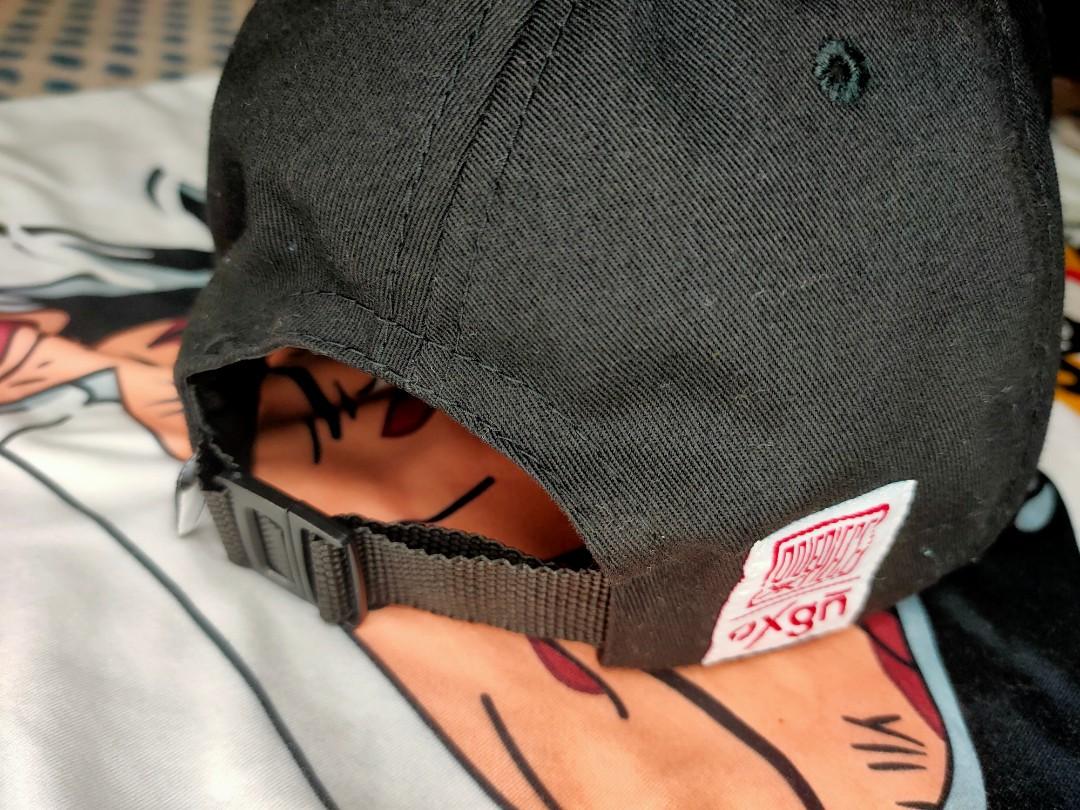 Onepiece X Oxgn Curved Cap With Luffy Patch Embroidery Women S Fashion Watches Accessories Hats Beanies On Carousell