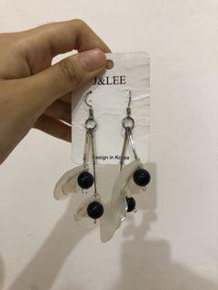 Pearl B&W Earrings by Chromatyk