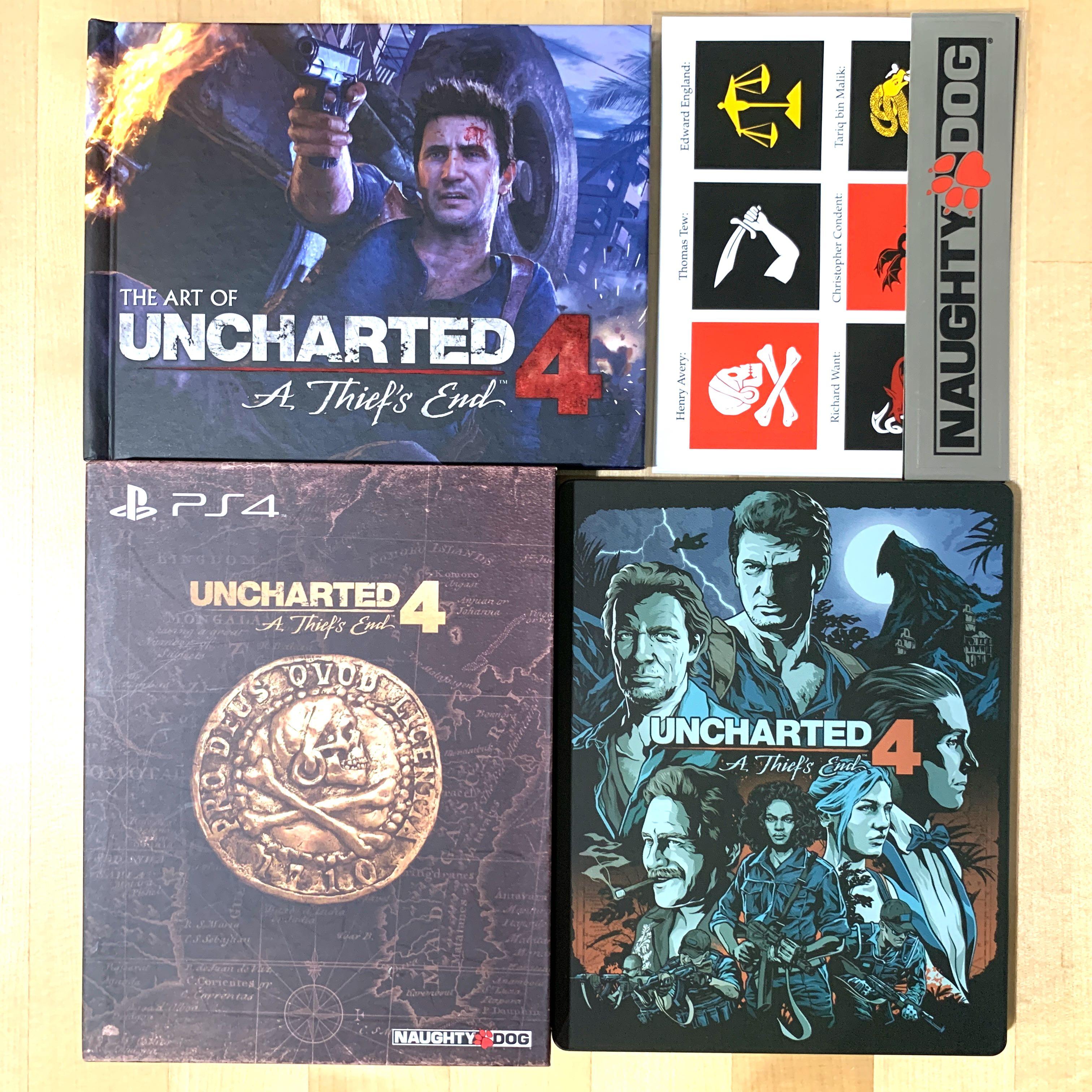 uncharted 4 a thief's end collector's edition