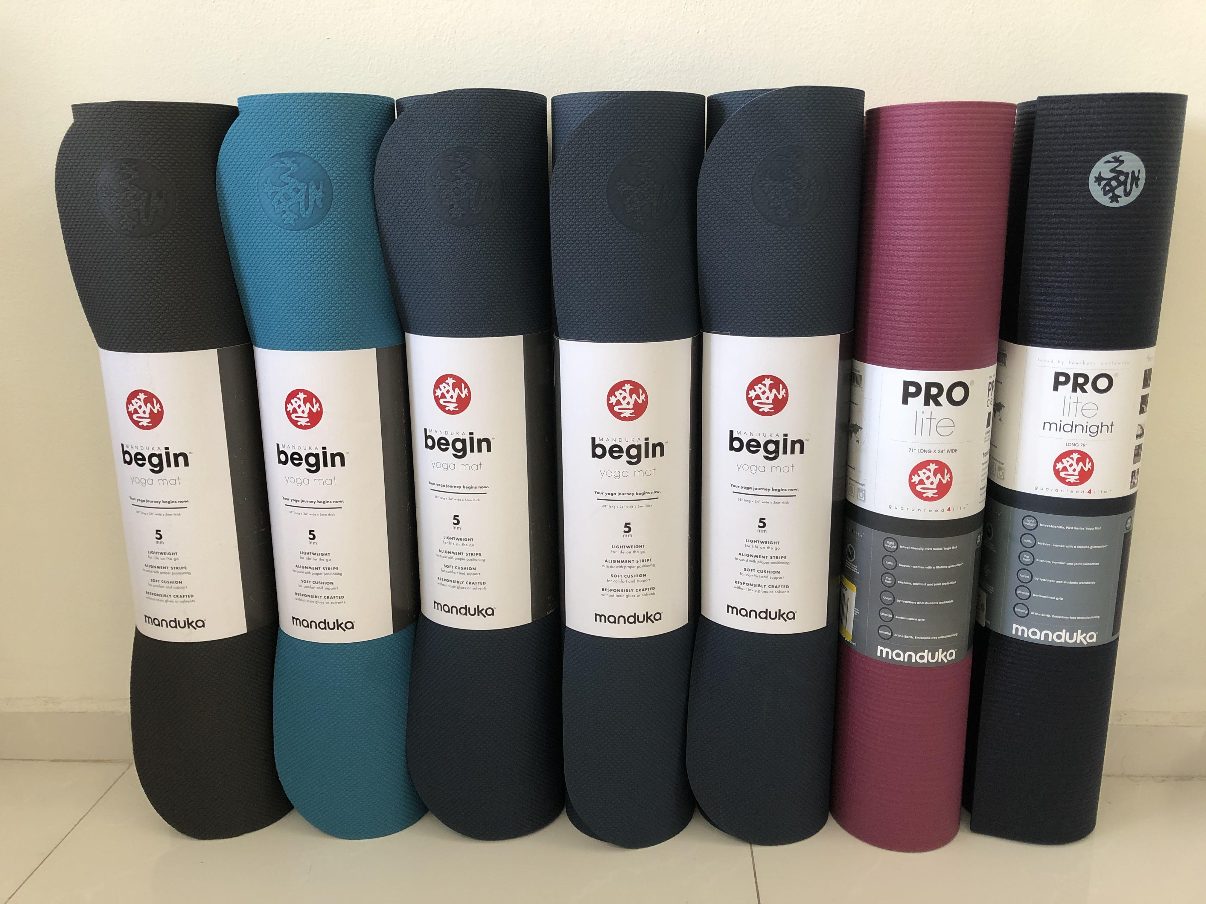 Manduka Journey On Commuter Yoga Mat Carrier, Adjustable Cotton