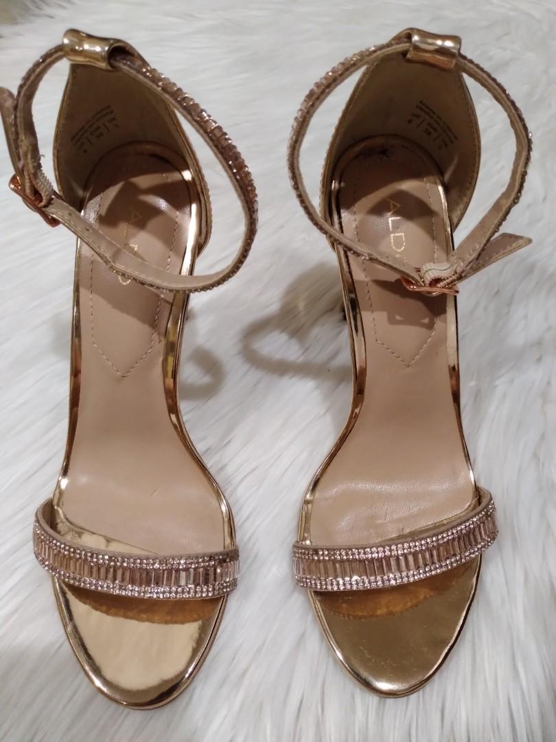 rose gold footwear
