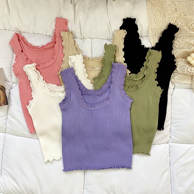 ruffle edge top