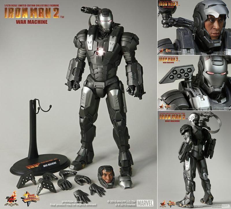 sale hot toys iron man 2 war machine mms120