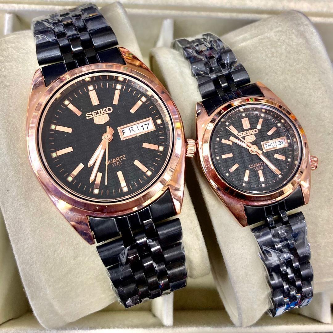 Seiko couple watch set outlet