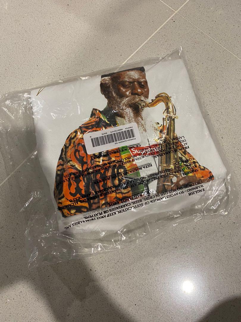 supreme pharoah sanders tee white
