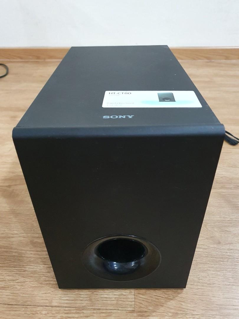 Sony HTCT80 Soundbar (with subwoofer and remote control), Home Appliances, TVs & Entertainment