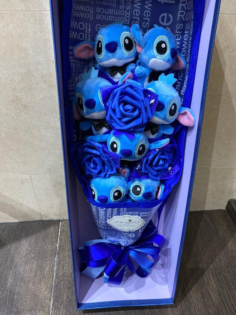 Stitch Flower Bouquet, Hobbies & Toys, Stationery & Craft, Handmade