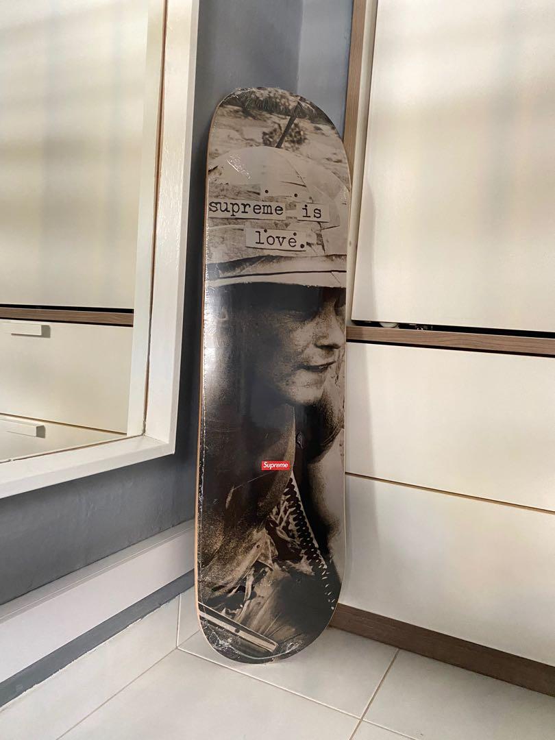 supreme is love skateboard deck
