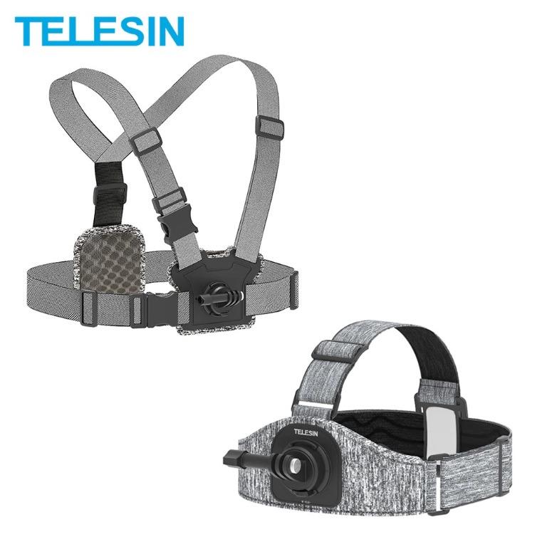 Telesin 2 In 1 Upgraded Chest Head Dual Mount Strap Front Back Harness Chesty For Gopro Hero 10 9 8 7 6 5 Insta360 One R Dji Osmo Pocket 1 2 Action Camera Photography Photography Accessories Other Photography Accessories On Carousell