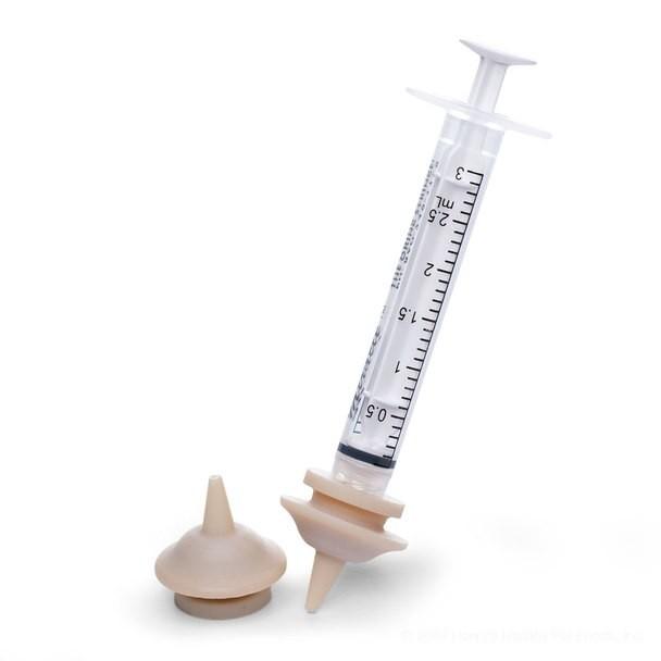 THE MIRACLE NIPPLE Mini - Latex Flaschennippel Für Neugeborene Tiere - Langsamer Fluss