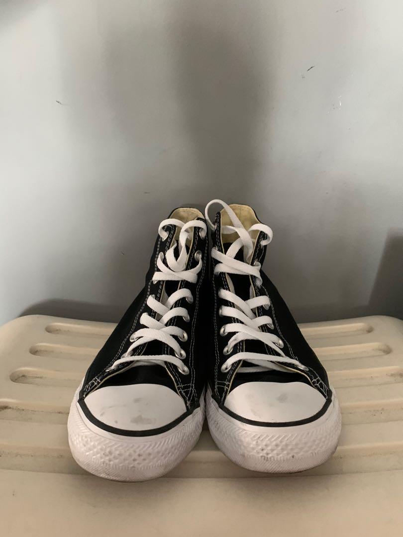 Used black high deals top converse