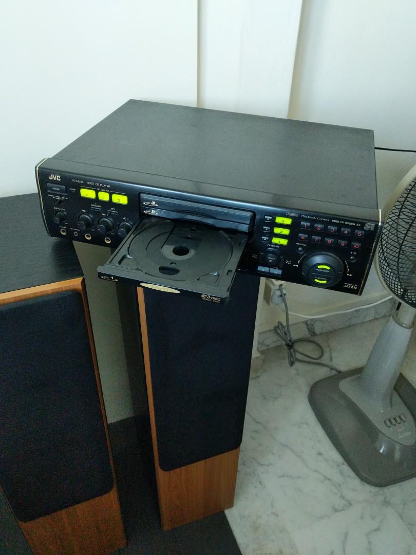 Working JVC VCD three tray player, Hobbies & Toys, Music & Media, CDs