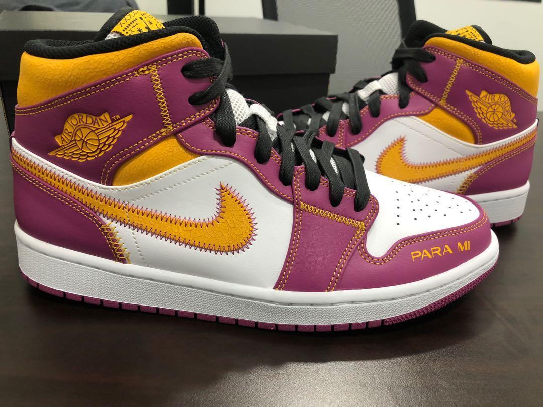 WTF air Jordan 1 familia ( Day of dead), Men's Fashion, Footwear