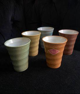 🔥Sale! 5pcs Assorted Colors Stoneware Cups