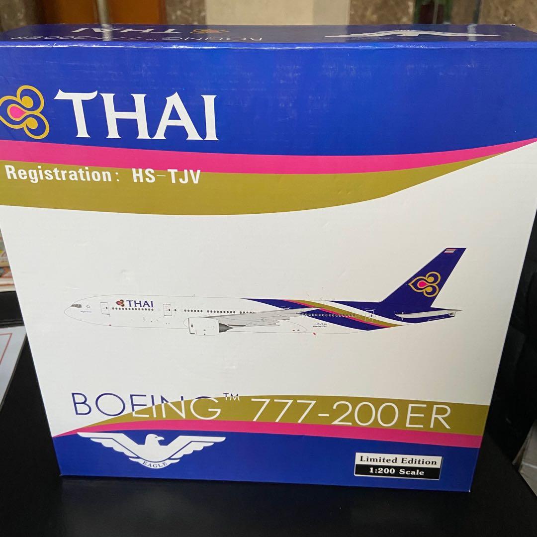 泰國國際航空Thai Airways 泰航hs-tjv 1:200 1/200 飛機模型模型飛機 
