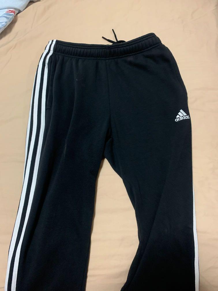 Adidas 3 stripes track pants, Men's Fashion, Activewear on Carousell