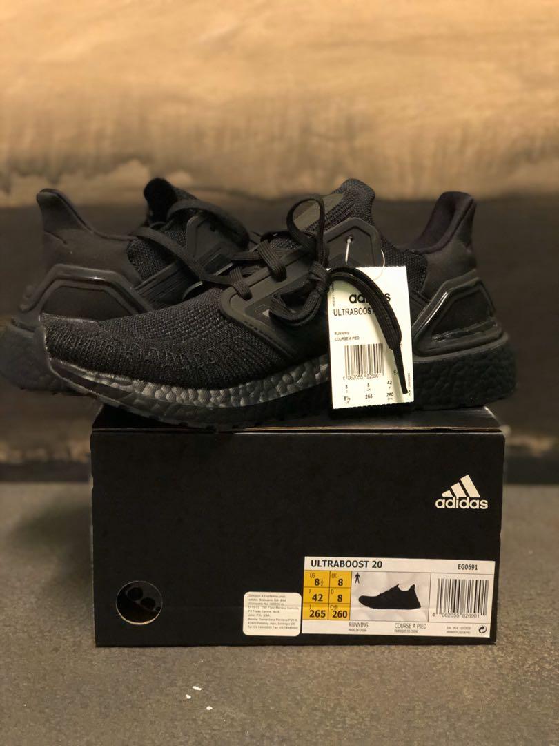 ultraboost 20 all black